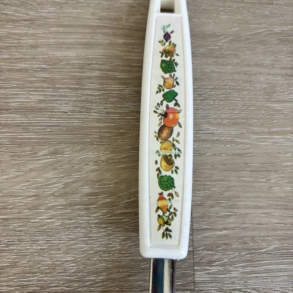 Spice Of Life Meat Serving Fork Ekco Mushrooms Vegetables Corning USA Vintage